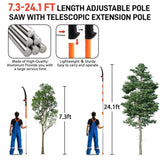 24ft Manual Pole Saw Set 12168635