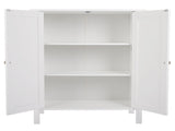 Double Doors Bathroom Cabinet White 37641969