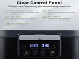 4 L Electric Composter with Lid and LED Display for Kitchen - 2 Activated Carbon Filters 35496181