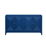 U_STYLE Sleek Storage Cabinet Sideboard Buffet with Vertical Line Design,Suitable for Study,Entrance N711P205933V