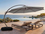 Cantilever Patio Umbrella 12ft Offset Cantilever Patio Umbrella With Base Included Large Round 28162233