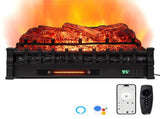 26 Inch Smart Electric Fireplace Log Set - Alexa/Google Compatible, 5 Flame Colors & 1500W Heater 85716401