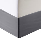 Printed Cotton Sateen Comforter Set Grey/Peach Queen B03597062