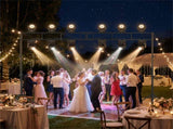 4.68.7 Ft Foldable Tripod Stage Light Stand 10-Height Adjustable Metal Truss for DJ Wedding Concert 44087859