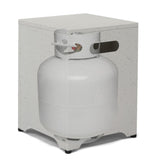 41*41*53.5cm Square Imitation Marble Color Gas Storage Garden Iron Side Table 34899564