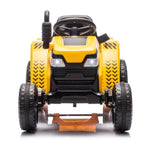 ZUN 12V Kids Ride On Electric Tractor Black Knight,Kids Ride On Toy.2WD,Non-skid tires, steering wheel, W1396P172856