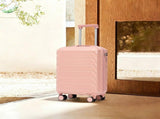 20 Inch ABS Hard Shell Travel Checked Luggage - Scratch Resistant Surface Four Multi-Directional W2787P437160