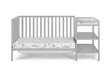 Palmer 3-in-1 Convertible Crib and Changer Combo Gray B02263650