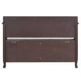 TREXM Shoe Bench with Removable Cushion, Entryway Bench with Hidden Storage for Entrance and Living N715P198567L