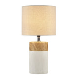 ZUN Textured Ceramic Table Lamp B03594979