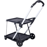 Collapsible Utility Multi Use Functional Collapsible Shoppings 2-Tier Collapsible Shopping 39512024