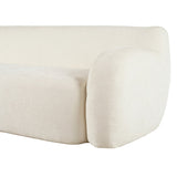 U_Style 81.5" Minimalist Compression Sofa, Curved Design, 3-Seater Casual Sofa for Living Rooms, N711P192002A