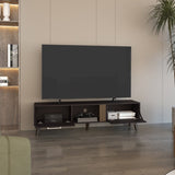 Vance 63" Wide Tv Stand with Two pull down Cabinets, Two Shelves, Cable Management , Living, Tv B070P254780
