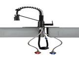 Matte Black Kitchen Single Handle Kitchen Sink with Pull Down Sprayer Utility Sink 48168484