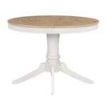 ZUN 5-Piece Retro Functional Table Set Wood Round Extendable Table and 4 Upholstered 20943038