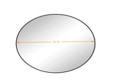 Wall Mirror 39 Inch Black Circular Mirror Metal Framed Mirror Round Vanity Mirror Dressing Mirror, 45309848