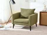 Modern Fabric Accent Chair, Upholstered Armchair for Living Room ,Mid Century Fabric Lounge Chair w/ W1028P188577