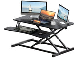32" Desk Converter,Home Office Height Adjustable Standing Desk Converter,Dual Monitor and Laptop 96096831