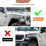 Front & Rear Fenders Compatible with 2020-2024 Jeep Wrangler Gladiator JT Mojave & Rubicon, Off-Road W2801P235749