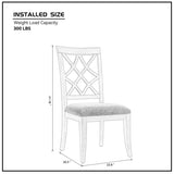 Wooden Frame Upholstered Dining Chairs set of 2,Mid Century Retro Chairs Comfor Kitchen Chairs for W2582P205379