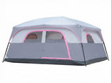 6 Person Outdoor Camping Tent, Waterproof Windproof Easy Setup, Double Layer Family Camping Tent 59606108