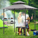 ZUN 8 x 5 FT Outdoor Grill Gazebo 43874845