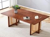 Chinese country retro solid wood table, simple modern imitation rattan table, wooden W1151P154595