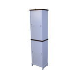 Narrow cabinet,Bathroom Storage Cabinet, Farmhouse Storage Cabinet with Adjustable Shelves & Storage W1412P271793