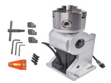 80mm 3 Jaw Rotary Axis Attachment 2-Phase Stepper Motor Fits for Fiber Laser Engraver Marker 24V 74399950