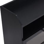 ZUN Sleek & Modern Design TV Stand with Acrylic Board Door, Chic Elegant Media Console for TVs Up to 02568385