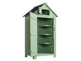 Fir wood Arrow Shed with Single Door Wooden Garden Shed Wooden Lockers 31904383