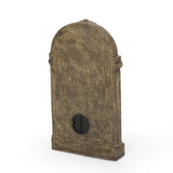 35.25" High Outdoor Weather Resistant Floor Fountain with LED Lights, Light Brown 71768.00LBRN