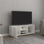 ZUN Adel 51" Wide Tv Stand with One Door Cabinet , Four Open Shelves, Cable Management, Living, Tv B200P286981