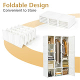 Portable Closet Clothes Modern Foldable Armoire Wardrobe Closet With 10 Cubes 81559422