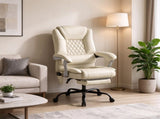 400 lbs Massage Office Chair with Heat, Big and Tall Reclining Desk Chair with Lumbar Support & 64741590