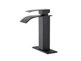 Waterfall Spout Single Handle Bathroom Sink Faucet 23410718