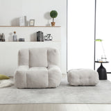 Fluffy bean bag chair, comfortable bean bag for adults and children, super soft lazy sofa chair with W1996P190387