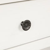 48'' Solid Pine Wood Top Console Table, Modern Entryway Sofa Side Table with 3 Storage Drawers and 2 W120246668