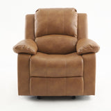 Charlotte Saddle Leather Gel Glider Recliner B050P322573