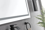 ZUN LED Bathroom Mirror 84 "x 48" with Front and Backlight, Large Dimmable Wall Mirrors with Anti-Fog, W928P177943