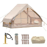 Inflatable Tent With Pump,Glamping Tents For 4-6 Person, Easy Setup 4 Season Waterproof Outdoor 66179239
