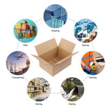 50 pieces, 16" x 12" x 8" thickness 3mm corrugated cardboard box, brown paper 68908378