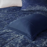 Full/Queen Velvet Comforter Set with Throw Pillow B03595890