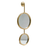 2 Circle Mirrors for Wall Decor, Unique Contemporary Wall Mirror for Living Room Bedroom W2078135186