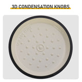 Cast iron 6QT cooking pot - Gradient red - Includes two silicone gloves - Enamel pot 76397171