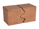 MGO Side Table, Set of 2 Rectangular Outdoor Side Tables, Decorative Garden Stools for Indoor N770P341380N