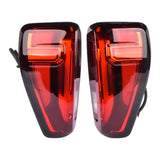 ZUN 2PCS Left&Right LH + RH LED Tail Light For GMC Sierra 1500 2500 3500 HD Rear Brake Stop Lamp W/Bulbs 12009176