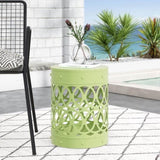 ZUN Outdoor Metal end Table -Large 73607.00GRN