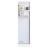 ZUN Ruan XL Shoe Rack, Mirror, Five Interior Shelves, Single Door Cabinet B128P148801