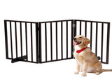 The Wooden Dog Fence Walnut 36914818